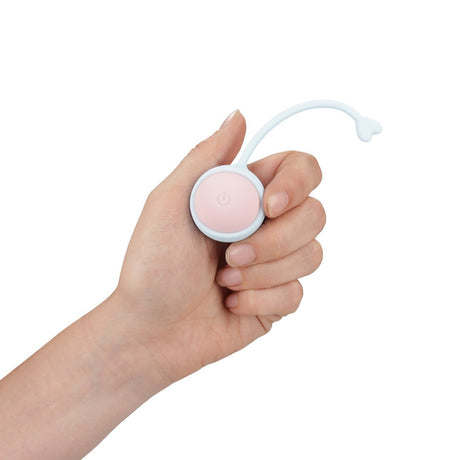 Liebeskugeln mit Vibration und 5 wechselbaren Gewichten Lila