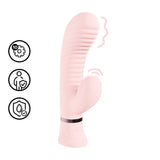 Rabbit-Vibrator Mystique gerippt Rosa