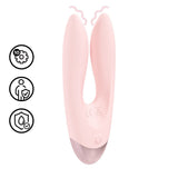Vibrator Amour mit zwei Motoren Rosa