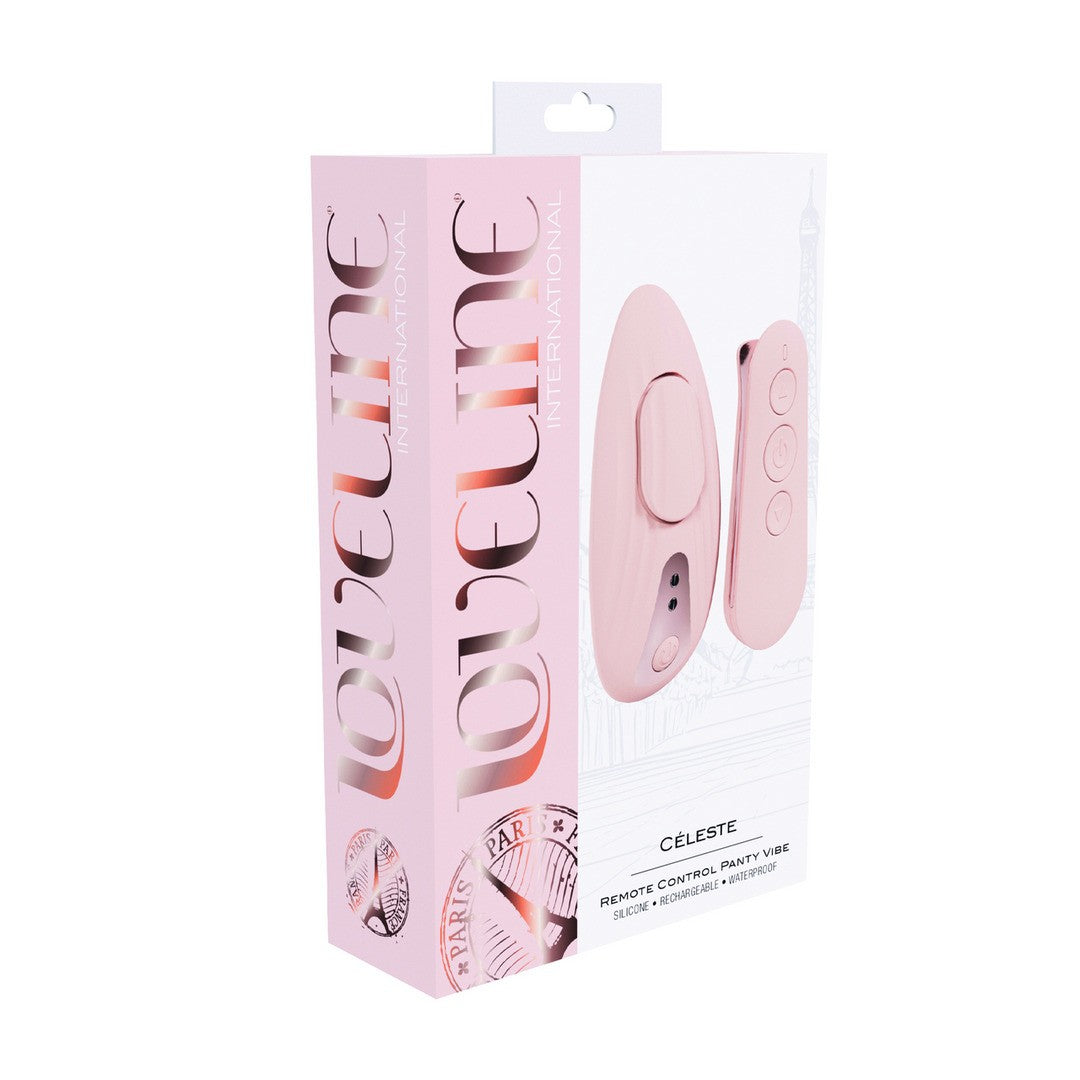 Slip-Vibrator Céleste mit Fernbedienung Rosa
