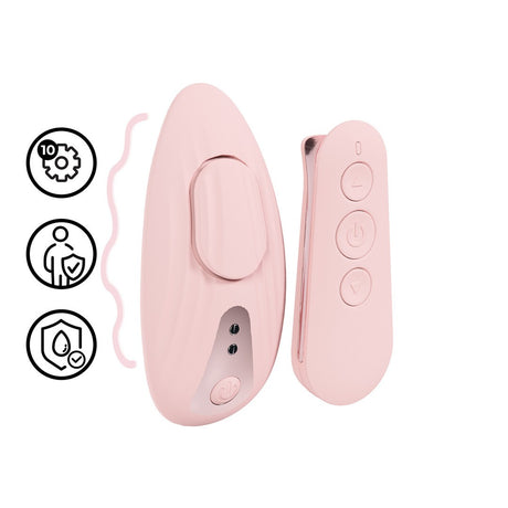Slip-Vibrator Céleste mit Fernbedienung Rosa