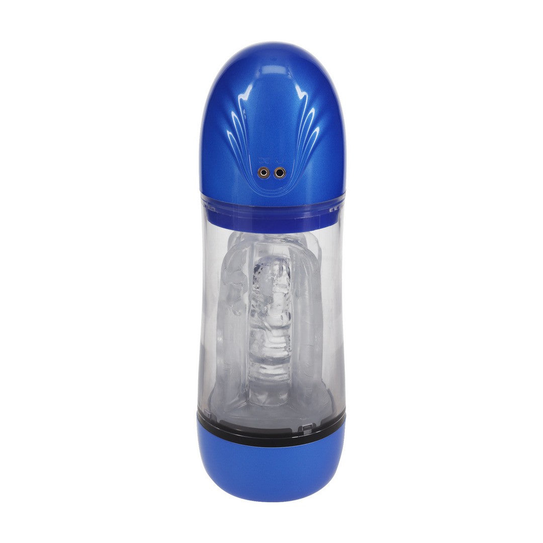 Masturbator-Pumpe Sonicpull mit Saugfunktion und Vibration Blau