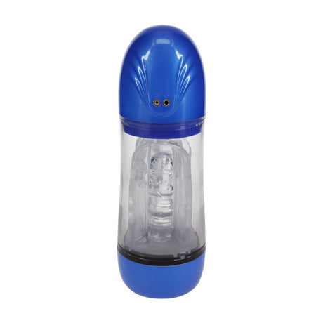Masturbator-Pumpe Sonicpull mit Saugfunktion und Vibration Blau