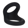 Penisring Double O aus Silikon Schwarz S 5 x 5 cm