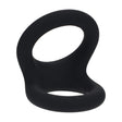 Penisring Double O aus Silikon Schwarz M 5,5 x 5,5 cm