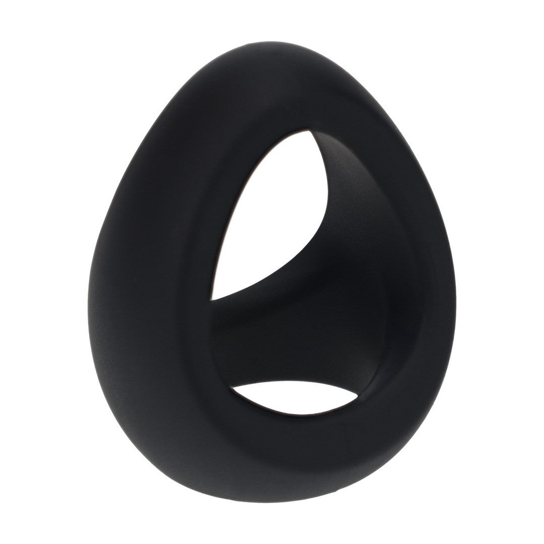 Penisring Soft Tri O aus Silikon Schwarz