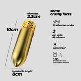 Vibrator Romanov mit abnehmbarer Silikonhülle Schwarz