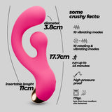 Vibrator Pleaser mit Rotation Gold