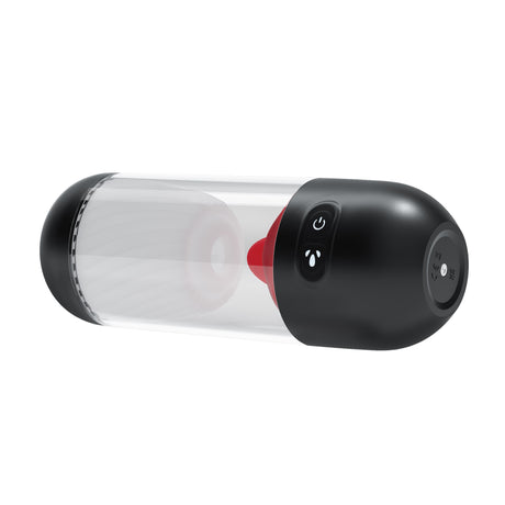 Masturbator Slurpy 2-in-1 abnehmbar Schwarz