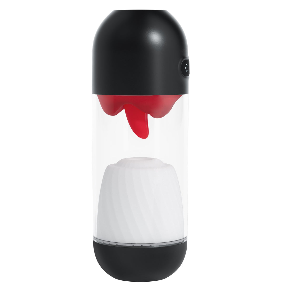 Masturbator Slurpy 2-in-1 abnehmbar Schwarz