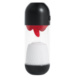 Masturbator Slurpy 2-in-1 abnehmbar Schwarz