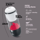 Masturbator Slurpy 2-in-1 abnehmbar Schwarz