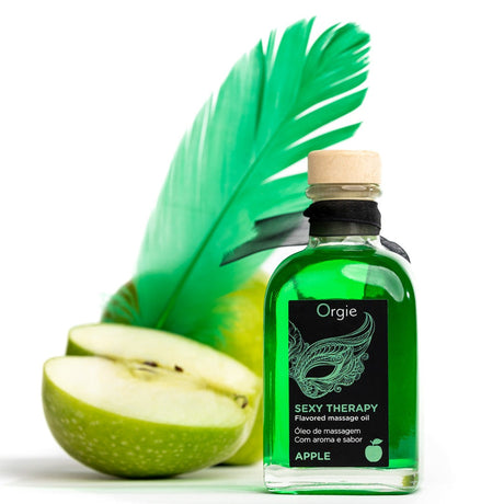 Massageöl Sexy Therapy Lips Apfel 100 ml