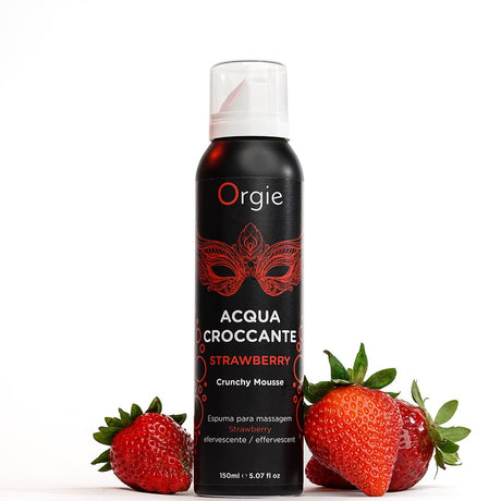 Massageschaum Acqua Croccante knisternd Erdbeere 150 ml
