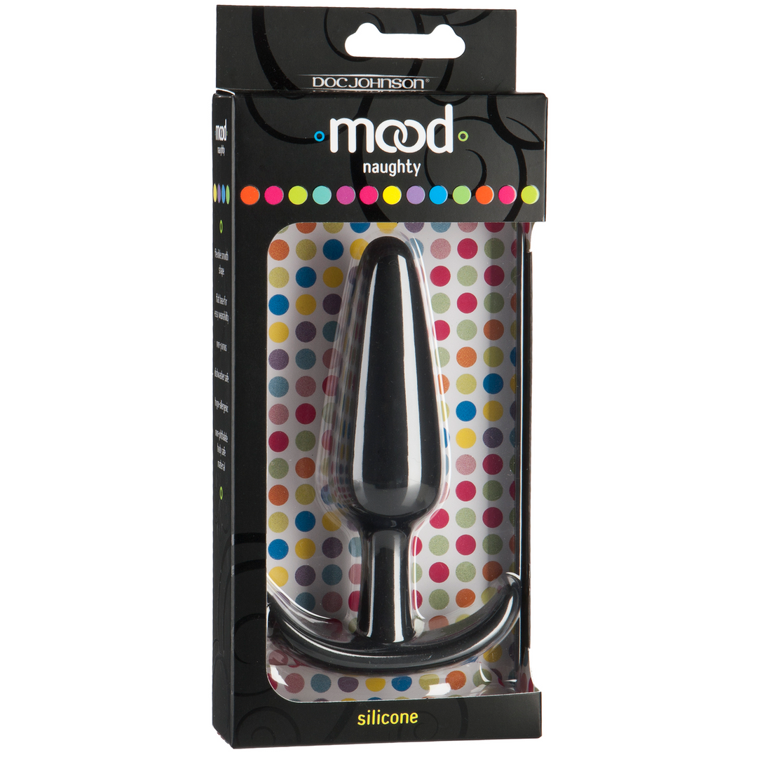 Analplug Naughty 1 Schwarz 11,7 x Ø 3,2 cm