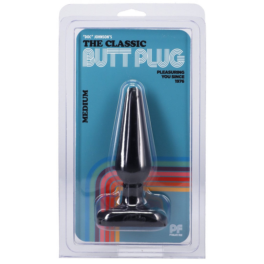 Analplug Classic mittel Schwarz