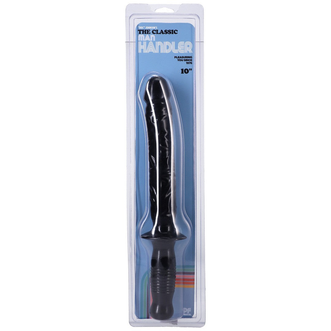 Dildo Manhandler mit Griff Schwarz