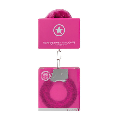 Plüsch-Handschellen Rosa