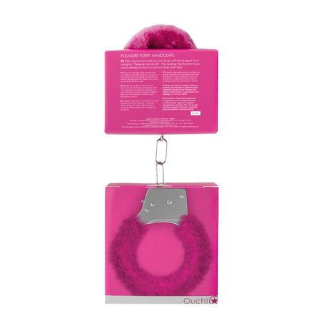Plüsch-Handschellen Rosa