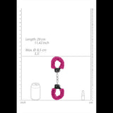 Plüsch-Handschellen Rosa