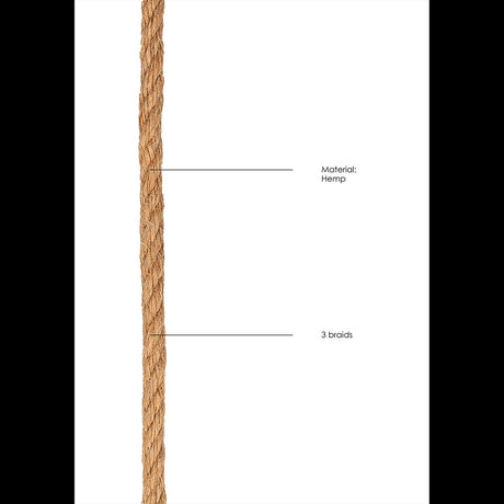 Bondage-Seil Shibari Braun 10 m