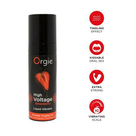 Stimulationsgel High Voltage Erdbeere 15 ml