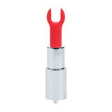 Lippenstift-Vibrator Angel mit 4 Aufsätzen Transparent