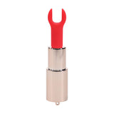 Lippenstift-Vibrator Angel mit 4 Aufsätzen Rosa