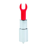 Lippenstift-Vibrator Tiffany mit 4 Aufsätzen Blau