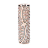 Lippenstift-Vibrator Tiffany mit 4 Aufsätzen Rosa