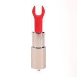 Lippenstift-Vibrator Candy mit 4 Aufsätzen Rosa