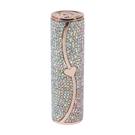 Lippenstift-Vibrator Sparkle mit 4 Aufsätzen Irisierend