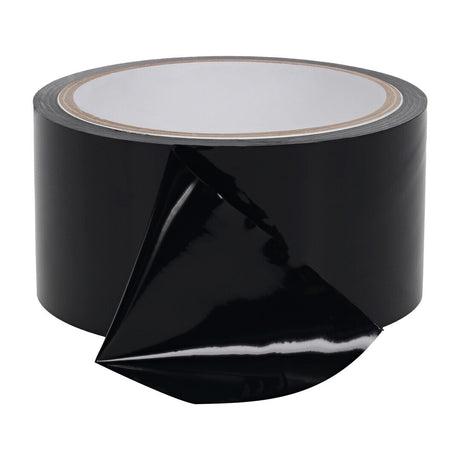 Bondage-Tape aus PVC Schwarz 20 m