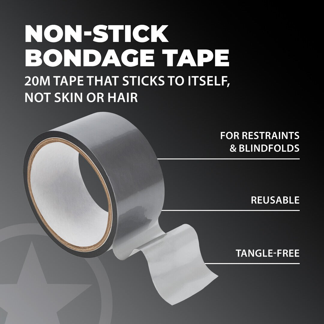 Bondage-Tape aus PVC Weiß 20 m