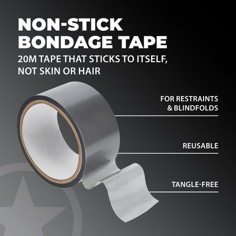 Bondage-Tape aus PVC Weiß 20 m