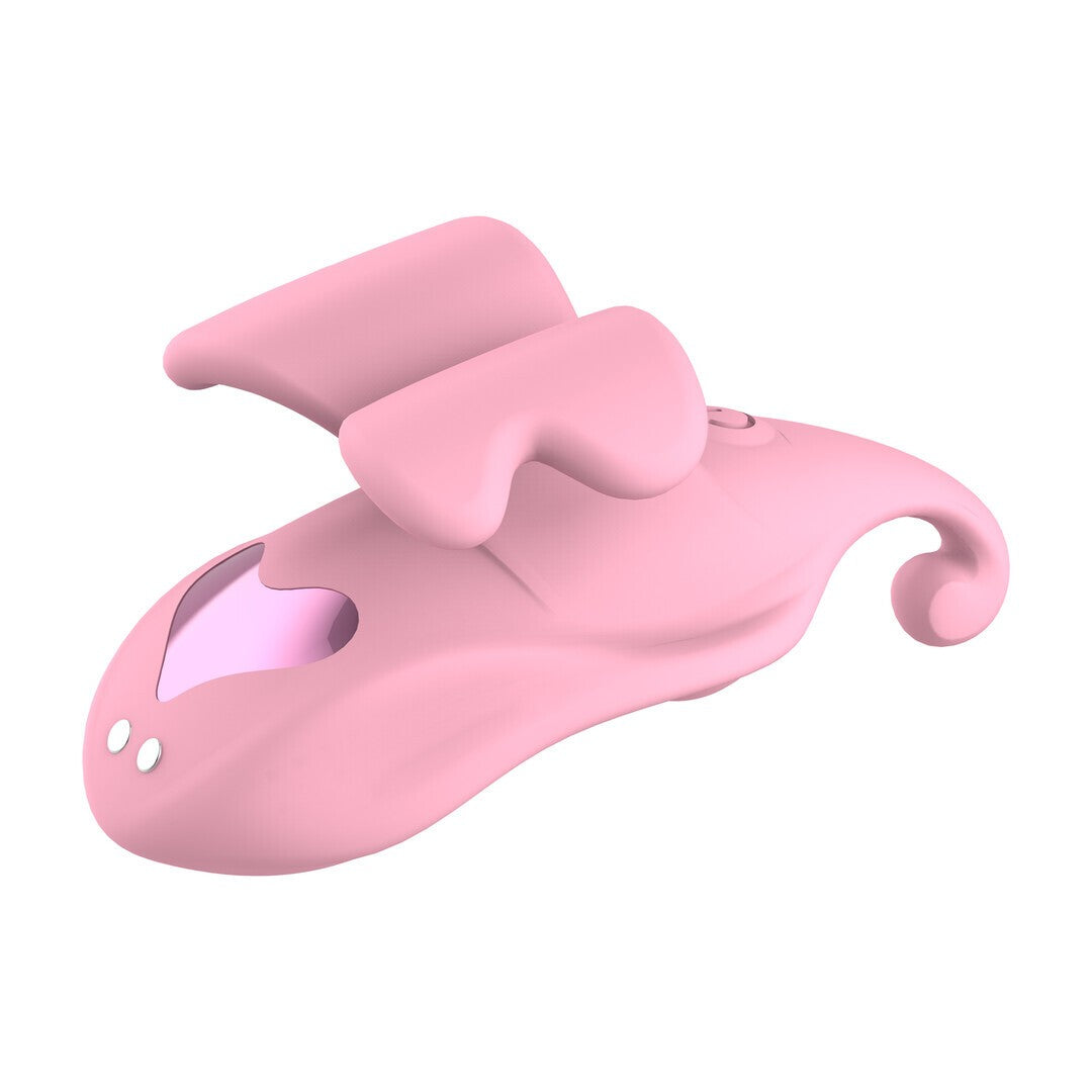 Fingervibrator Dual Rosa