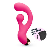 Vibrator Pleaser mit Rotation Gold