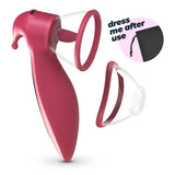 Auflegevibrator Saci mit Saugfunktion Transparent
