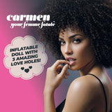 Liebespuppe Carmen die Femme fatale aufblasbar
