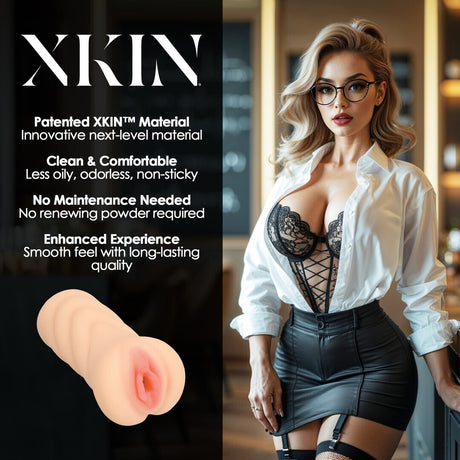 Masturbator Ms Jenny Jawline mittel Hautfarbe