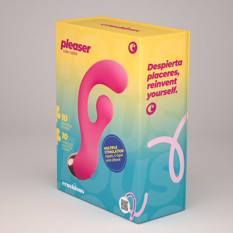 Vibrator Pleaser mit Rotation Gold