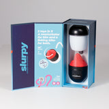 Masturbator Slurpy 2-in-1 abnehmbar Schwarz