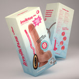 Vibrator Inviktus Vibe 8,5 aus Flüssigsilikon Hautfarbe