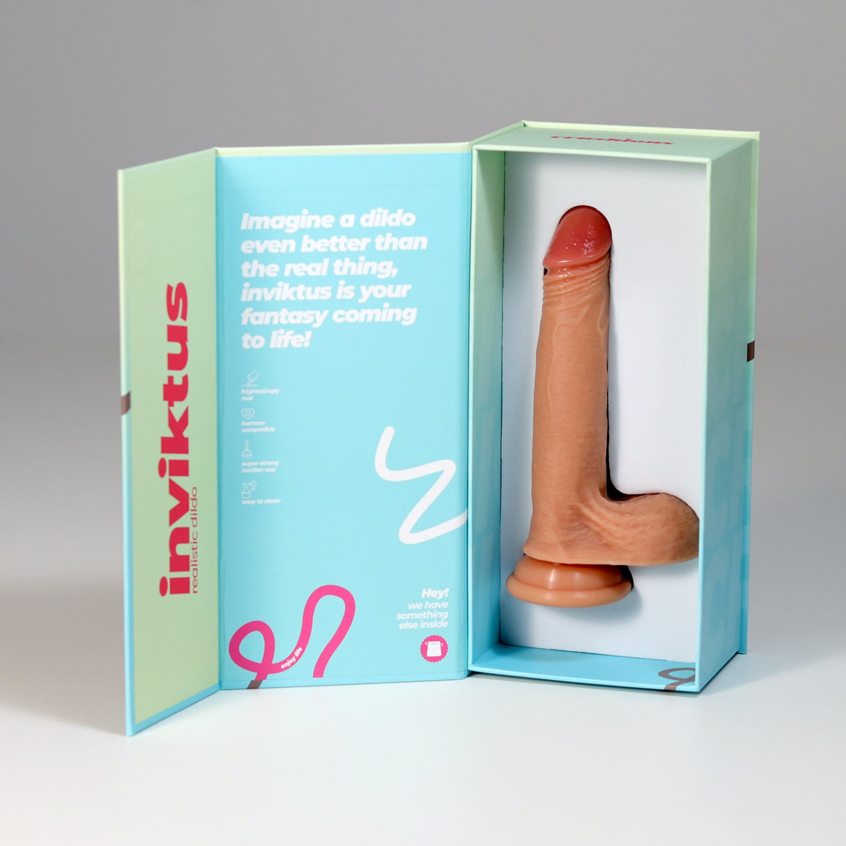 Dildo Inviktus 7 aus Flüssigsilikon Hautfarbe
