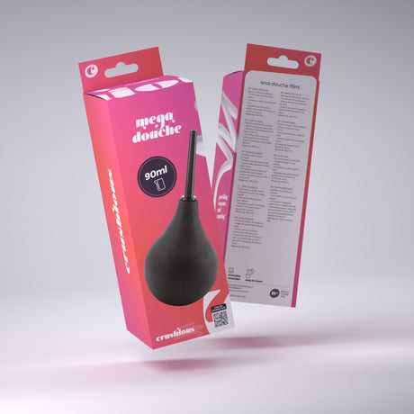 Analdusche Mega Douche Schwarz 90 ml