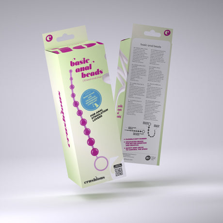 Analkette mit 10 Kugeln Rosa