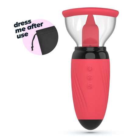 Vulva-Pumpe Scarlet mit Akku Rot – Ansicht 15