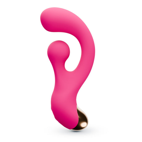 Vibrator Pleaser mit Rotation Gold