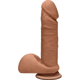 Dildo Perfect D realistisch mit Hoden Braun 16,5 x Ø 4,3 cm