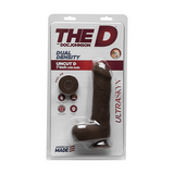 Dildo Uncut D realistisch mit Hoden Braun 14,2 x Ø 4,1 cm